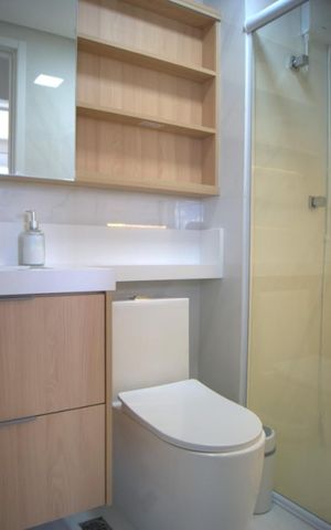 Apartamento à venda com 39m², 2 quartos e 1 vaga Apartamento à venda com 39m², 2 quartos e 1 vagaBanheiro