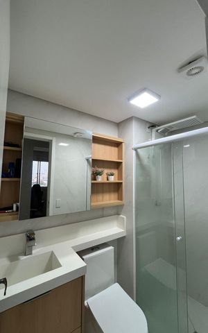 Apartamento à venda com 39m², 2 quartos e 1 vaga Apartamento à venda com 39m², 2 quartos e 1 vagaBanheiro