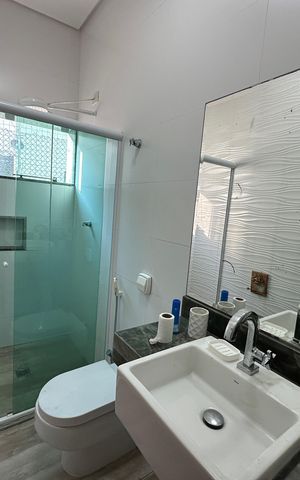 Casa para alugar com 127m², 2 quartos e 1 vaga Casa para alugar com 127m², 2 quartos e 1 vagaBanheiro 1