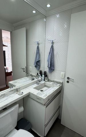 Apartamento à venda com 45m², 2 quartos e 1 vaga Apartamento à venda com 45m², 2 quartos e 1 vagaBanheiro