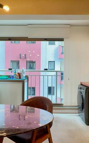 Studio à venda com 32m², 1 quarto e sem vaga Studio à venda com 32m², 1 quarto e sem vagaSala de Jantar