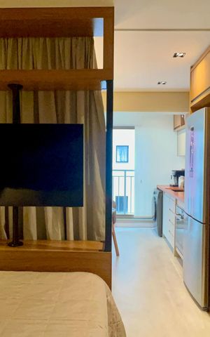 Studio à venda com 32m², 1 quarto e sem vaga Studio à venda com 32m², 1 quarto e sem vagaQuarto