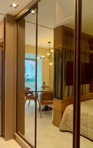Studio à venda com 32m², 1 quarto e sem vaga Studio à venda com 32m², 1 quarto e sem vagaQuarto