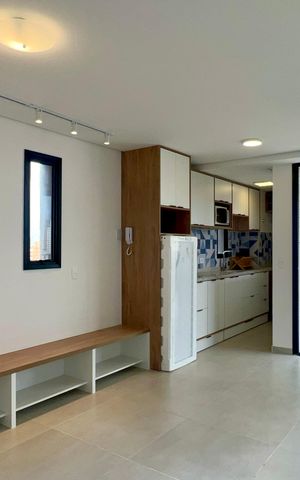 Apartamento à venda com 60m², 1 quarto e 1 vaga Apartamento à venda com 60m², 1 quarto e 1 vagaSala