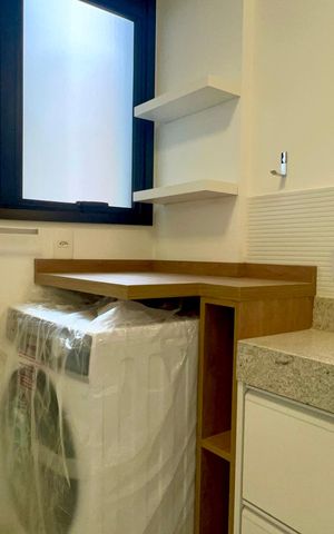 Apartamento à venda com 60m², 1 quarto e 1 vaga Apartamento à venda com 60m², 1 quarto e 1 vagaBanheiro da Suíte