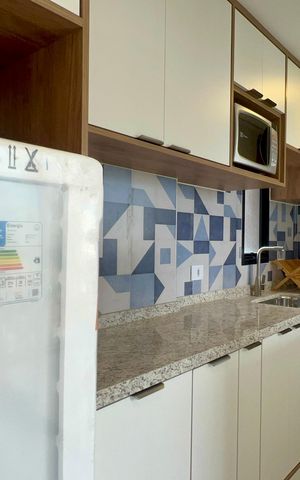 Apartamento à venda com 60m², 1 quarto e 1 vaga Apartamento à venda com 60m², 1 quarto e 1 vagaCozinha