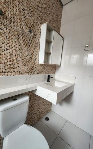 Casa para alugar com 81m², 2 quartos e 1 vaga Casa para alugar com 81m², 2 quartos e 1 vagaBanheiro