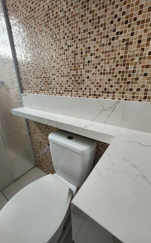 Casa para alugar com 81m², 2 quartos e 1 vaga Casa para alugar com 81m², 2 quartos e 1 vagaBanheiro
