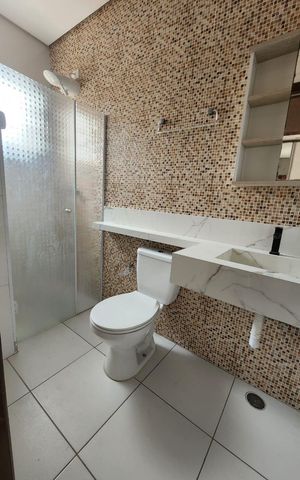 Casa para alugar com 81m², 2 quartos e 1 vaga Casa para alugar com 81m², 2 quartos e 1 vagaBanheiro
