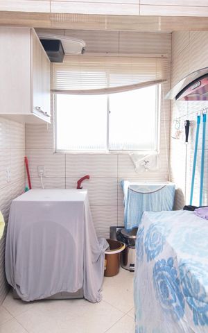 Apartamento à venda com 46m², 1 quarto e sem vagaCozinha e Área de Serviço