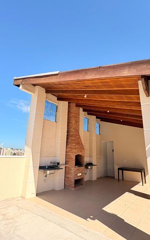 Casa de condomínio à venda com 84m², 3 quartos e 2 vagasÁrea comum - Churrasqueira