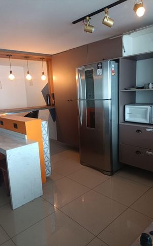 Studio para alugar com 30m², 1 quarto e sem vaga Studio para alugar com 30m², 1 quarto e sem vagaCozinha
