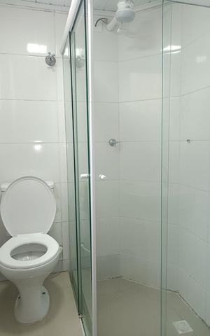 Studio para alugar com 30m², 1 quarto e sem vaga Studio para alugar com 30m², 1 quarto e sem vagaBanheiro
