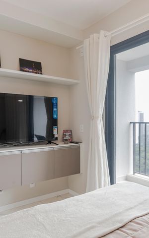 Studio para alugar com 24m², 1 quarto e sem vagaStudio
