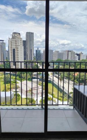 Apartamento para alugar com 27m², 1 quarto e sem vaga