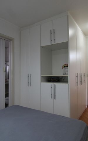 Apartamento à venda com 55m², 2 quartos e 2 vagasQuarto 2 - Suíte