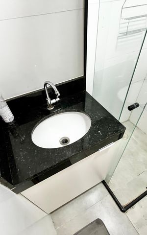 Studio para alugar com 29m², 1 quarto e sem vaga Studio para alugar com 29m², 1 quarto e sem vagaBanheiro