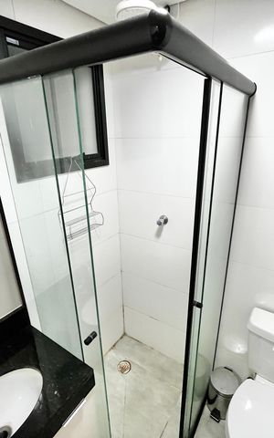 Studio para alugar com 29m², 1 quarto e sem vaga Studio para alugar com 29m², 1 quarto e sem vagaBanheiro