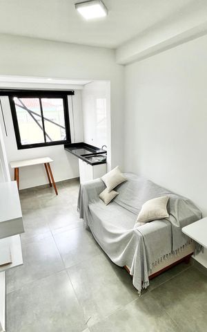 Studio para alugar com 29m², 1 quarto e sem vaga Studio para alugar com 29m², 1 quarto e sem vagaSala/Cozinha