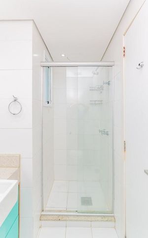Apartamento para alugar com 35m², 1 quarto e 2 vagas Apartamento para alugar com 35m², 1 quarto e 2 vagasBanheiro