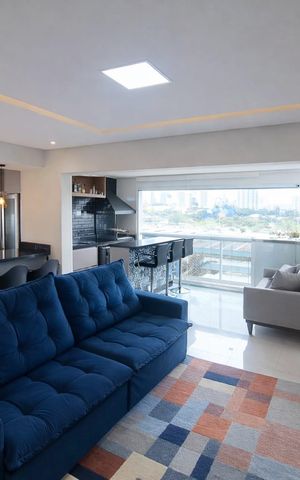 Apartamento à venda com 125m², 3 quartos e 2 vagas Apartamento à venda com 125m², 3 quartos e 2 vagasSala