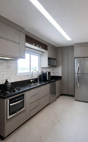 Apartamento à venda com 125m², 3 quartos e 2 vagas Apartamento à venda com 125m², 3 quartos e 2 vagasCozinha