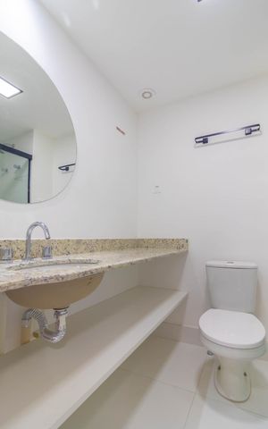 Studio à venda com 30m², 1 quarto e sem vaga Studio à venda com 30m², 1 quarto e sem vagaBanheiro