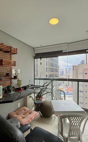 Apartamento à venda com 66m², 2 quartos e 1 vaga Apartamento à venda com 66m², 2 quartos e 1 vagaSacada