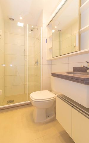 Apartamento para alugar com 42m², 1 quarto e 1 vaga Apartamento para alugar com 42m², 1 quarto e 1 vagaBanheiro