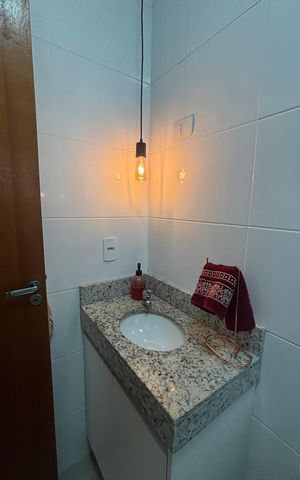 Casa à venda com 195m², 3 quartos e 4 vagas Casa à venda com 195m², 3 quartos e 4 vagasBanheiro da Suíte