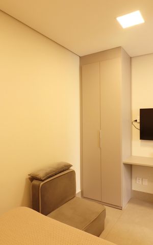 Studio para alugar com 28m², 1 quarto e sem vagaQuarto 