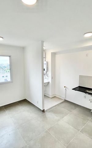 Apartamento à venda com 40m², 2 quartos e sem vaga Apartamento à venda com 40m², 2 quartos e sem vagaSala/Cozinha