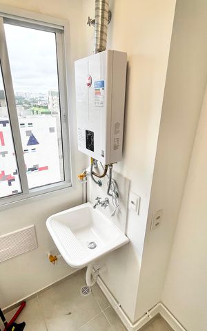 Apartamento à venda com 40m², 2 quartos e sem vaga Apartamento à venda com 40m², 2 quartos e sem vagaCozinha e Área de Serviço