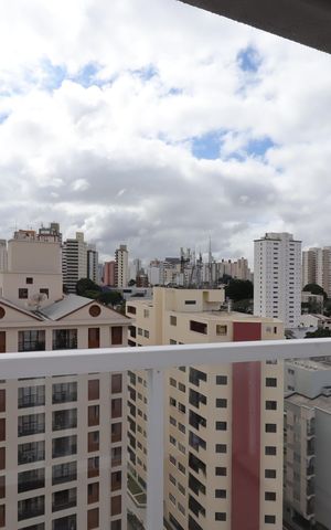 Apartamento para alugar com 49m², 1 quarto e 1 vagaSacada da Sala
