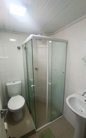 Studio para alugar com 30m², 1 quarto e sem vaga Studio para alugar com 30m², 1 quarto e sem vagaBanheiro