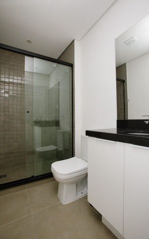Apartamento para alugar com 22m², 1 quarto e sem vaga Apartamento para alugar com 22m², 1 quarto e sem vagaBanheiro