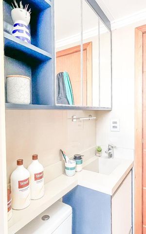 Apartamento à venda com 44m², 2 quartos e sem vaga Apartamento à venda com 44m², 2 quartos e sem vagaBanheiro