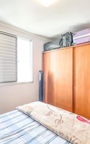 Apartamento à venda com 44m², 2 quartos e sem vaga Apartamento à venda com 44m², 2 quartos e sem vagaQuarto 1