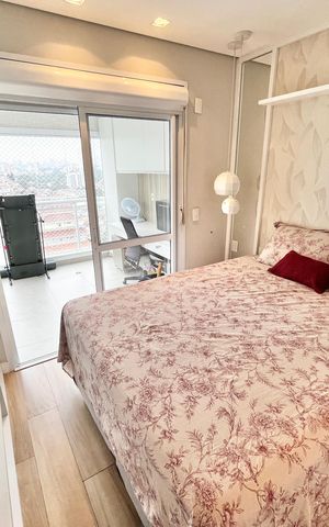 Apartamento à venda com 74m², 2 quartos e 1 vaga Apartamento à venda com 74m², 2 quartos e 1 vagaQuarto Suíte