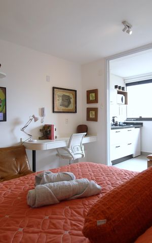 Studio para alugar com 30m², 1 quarto e 1 vagaQuarto Suíte