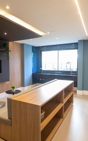 Studio à venda com 46m², 1 quarto e 1 vaga