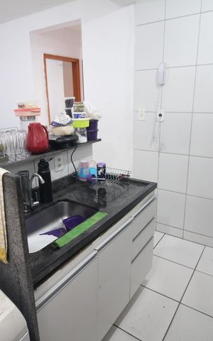Apartamento à venda com 44m², 2 quartos e 1 vagaCozinha e Área de Serviço