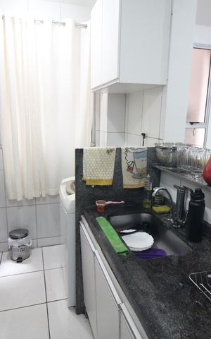 Apartamento à venda com 44m², 2 quartos e 1 vagaCozinha e Área de Serviço