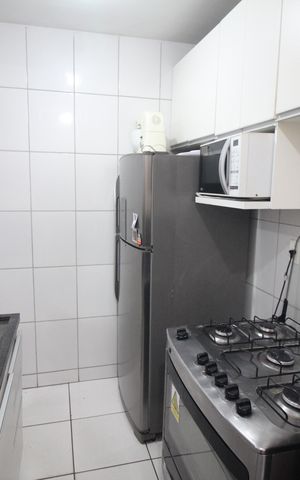 Apartamento à venda com 44m², 2 quartos e 1 vagaCozinha e Área de Serviço
