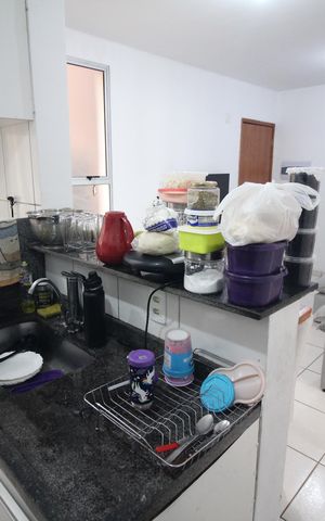 Apartamento à venda com 44m², 2 quartos e 1 vagaCozinha e Área de Serviço