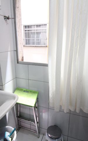Apartamento à venda com 44m², 2 quartos e 1 vagaCozinha e Área de Serviço