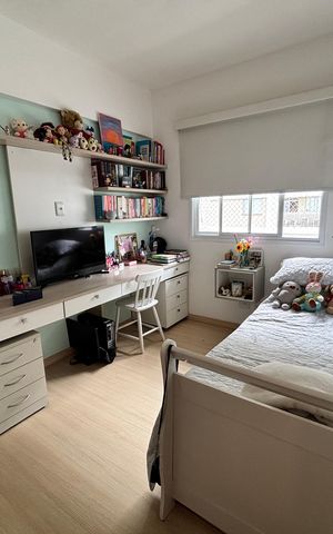 Apartamento à venda com 85m², 3 quartos e 1 vagaQuarto 2