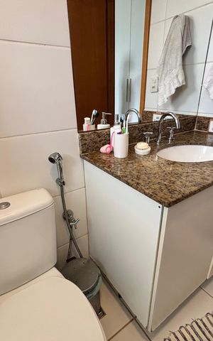 Apartamento à venda com 85m², 3 quartos e 1 vagaBanheiro do Quarto 1
