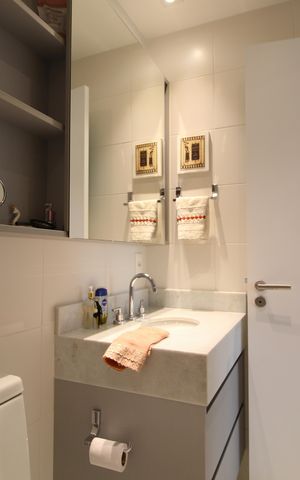 Apartamento à venda com 56m², 2 quartos e 1 vagaBanheiro da Suíte