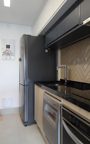 Apartamento à venda com 56m², 2 quartos e 1 vagaCozinha e Área de Serviço